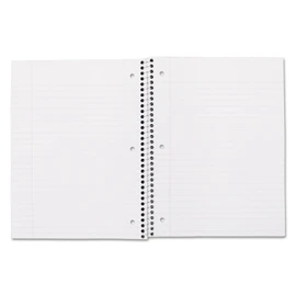 Mead Spiral Notebook, 1 Subject, Wide Ruled Paper, 100 Sheets, 10-1/2" x 8", Color Selected For You, 1 Count (05514)