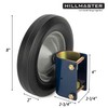 HILLMASTER Heavy Duty 8 Inch Gate Wheel Gate Caster Kit