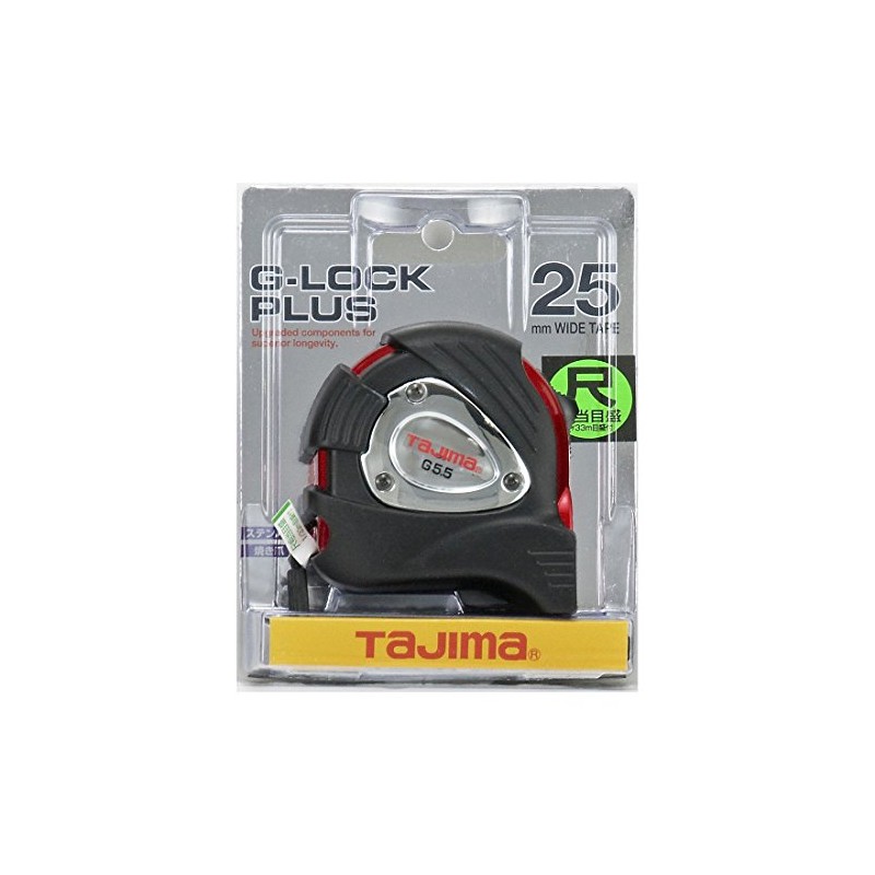 タジマ(Tajima) コンベックス 5.5m×25mm Gロックプラス25 尺相当目盛付 GLP25-55SBL