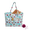 AIMALL Large Knitting Bag, Crochet Hooks Tote, Yarn Wool Sewing
