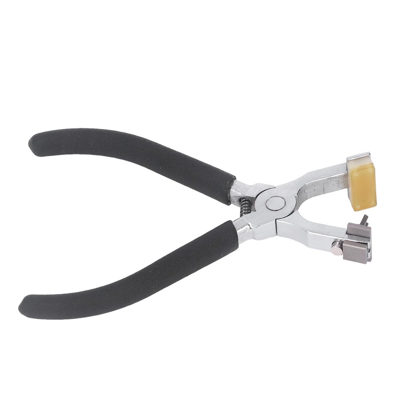 Silent Leather Hole Punch Double Lever Replaceable Head Rhombus Cutting
