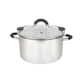 HUDSON Stainless Steel Stockpot 5.2qt, Cookware, Dishwasher Safe