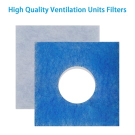 LF/ELF Fan Filter for Limodor Limot LF/ELF Ventilation Devices F/C F-LF/5 00010 LIG, 226 x 226 mm Diameter 95 mm Dust Filter Class G4, F Type D Bathroom Fan Air Filter Replacement Filter Pack of 15