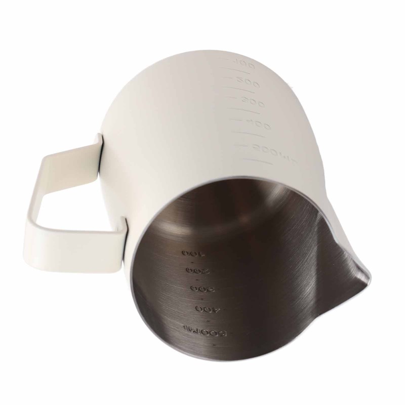 Stainless Steel Frothing Pitcher Milk Frothing Cup with Measurement Scales