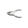 Grobet USA Parallel Action Pliers, Light, Flat Nose, Smooth, 5"