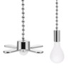 ExcellaElite 2 Pcs Bathroom Light Pull Cord Light Pull Cord