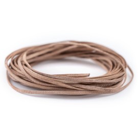 TheBeadChest 1.5mm Natural Flat Leather Cord (15ft)