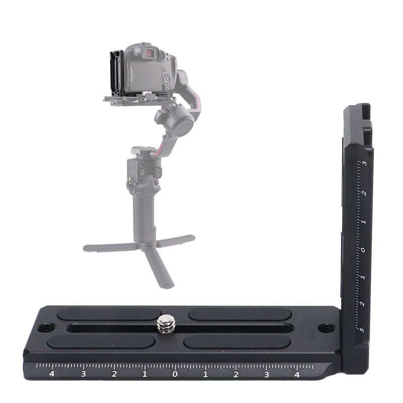 L Bracket Vertical Horizontal Switching Quick Release Plate Camera Tripod