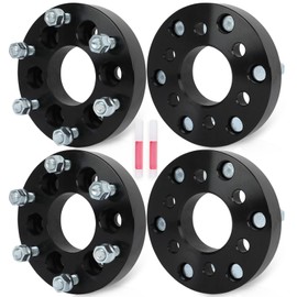 ECCPP 4PCS 6x4.5 to 6x5.5 Wheel Adapters Lug Centric 1.25" 6 Lug (only 6x5.5 Wheels) for 1991-2004 for Dodge Dakota| 1998-2003 for Dodge Durango| 1992-2017 for Dodge Viper-NOT FIT Stock Rims