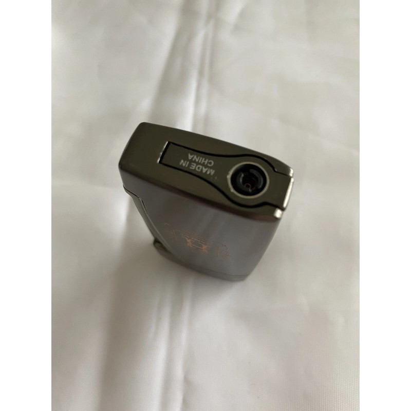 Rocky Patel Hamlet Cigar Lighter - Gunmetal - Angled Dual