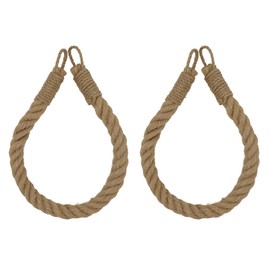 2 x Nautical Ropes for DIY Toilet Paper Holder, Towel Ring, Vintage Wall-Mounted Towel Rack as Ocean Beach Home Bathroom Decor(Only Rope, 20 inches)