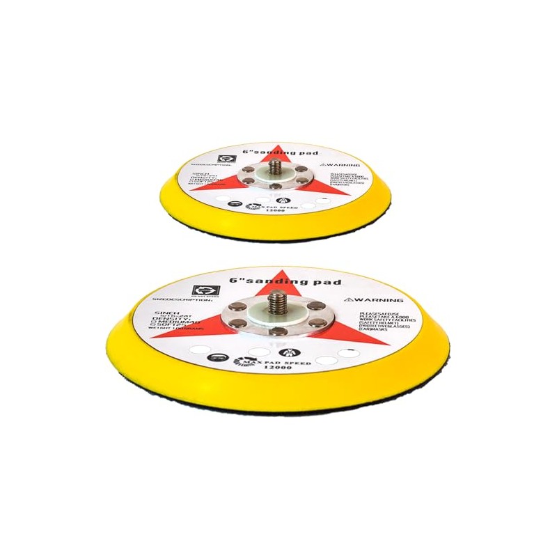 Vossner Backing Pad 5/16-24 with Velcro Polishing Pad for Eccentric