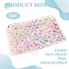 FINGERINSPIRE Glittering Tulle Fabric with Dots, 2 x 1.6 m