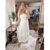 ZESICA ZESICA Women's 2024 Summer Bohemian Strapless Off Shoulder Lace