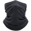 Dustproof Protective Face Mask, Black UV-Proof Windproof Face Shield for