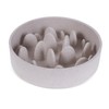 Fuzzl Bamboo Slow Feeder Bowl - Stone 21cm - 1.4L