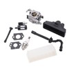 Carburetor Kit Strong Sparking Plug Air Filter Fuel Line Strainer