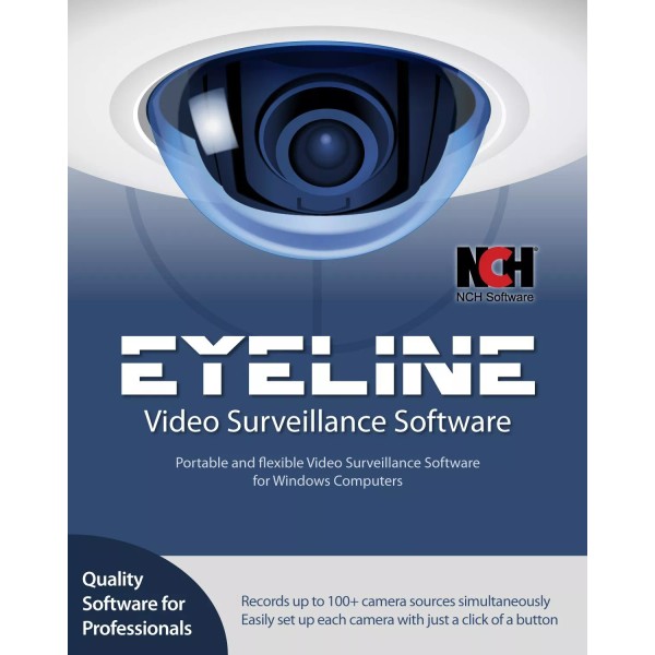 NCH EyeLine Professional Video Surveillance Home 3 User License NCH