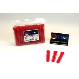 Dental Elastic Orthodontic Ligature Ties Bands Kit Fuschia Red Color /1040 Pcs Set ORTHOM USA