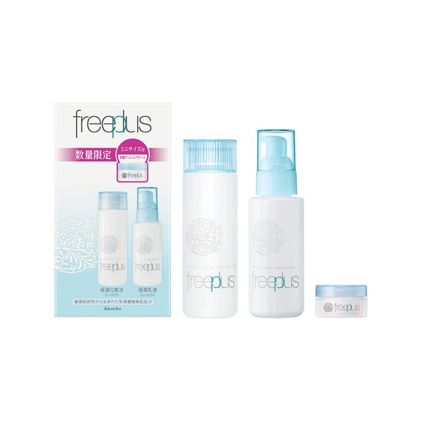 Free Plus Moist Care Lotion, Emulsion Set a, Lotion, 4.1