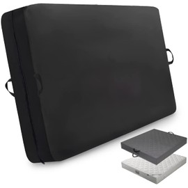 UCARE Mattress Bags Full Size for Moving and Storage, Waterproof Heavy Duty Reusable Mattress Protector Moving Supplies,4 Durable Handles and Strong Zipper Mattress Cover Black