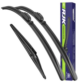 AJK Wiper Blades for INFINITI QX60 2014 2015 2016 2017 2018 2019 2020 2021 2022 2023 2024 2025, 3 Piece All Weather OEM Quality Automotive Replacement Windshield Wiper Blades for My Car