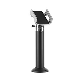 Manhattan 462242 Soporte Universal para Terminal Punto de Venta (para Terminal de Tarjeta de crédito), Soporte Seguro antirrobo y Abrazadera Ajustable
