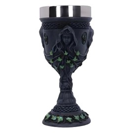 Nemesis Now NOW119S Mother Maiden & Crone Chalice 21cm, Stainless Steel, 200 milliliters