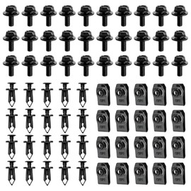 VBGURR Body Screws Versatile Screws Set Expert Sheet Metal Nut & Bumper Screws and Clips Set Universal Car Mounting Clips
