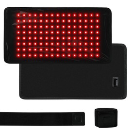 Almohadilla de terapia de luz roja corporal, 3 en 1 LED de 660 nm y 850 nm, almohadilla de terapia de luz infrarroja para perros, hombros, espalda y rodillas. Con temporizador, ideal para muj