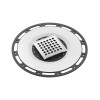 NEODRAIN 4x4 Inch Square Floor Drain Stainless Steel with ABS