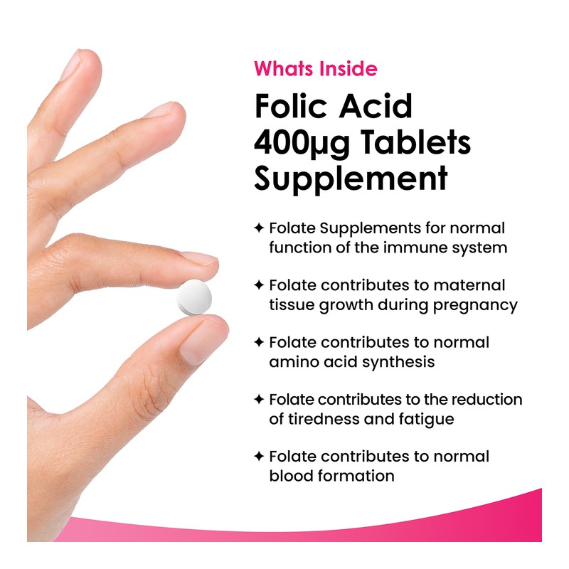 New Leaf Products Folic Acid Prenatal Vitamins Tablets