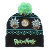 Bioworld Adult Swim Rick and Morty Magic Jacquard Pom Beanie