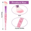 Gjinxi 10pcs Makeup Brush Set, Glitter Crystal Handle Makeup Brushes,