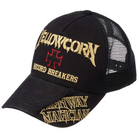 Yellow Cone Mesh Cap YC-010-BK/GO Black