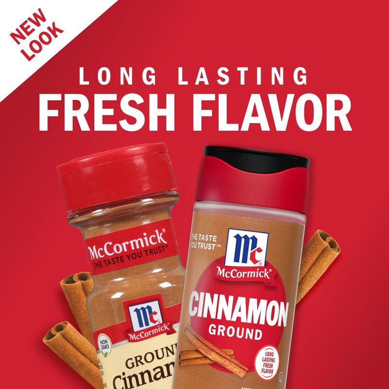 McCormick Ground Cinnamon, 2.37 oz (Pack of 6)