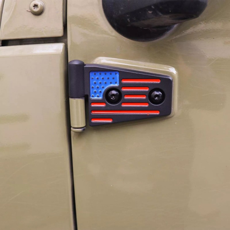 BESTAOO 8Pcs Black Replacement Side Door Hinge Kit For Jeep