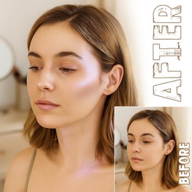 Profusion Cosmetics Paleta De 6 Tonos Moonlight: Bronceador, Rubor E Iluminadores Suaves Y Aterciopelados Que Se Difuminan Fácilmente Para Looks Impresionantes Y Modulables.