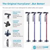 HurryCane HCANE-BL-C2 Freedom Edition Foldable Walking Cane with T Handle,