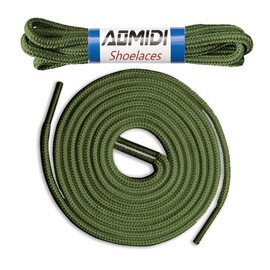 AOMIDI Shoelaces Round Athletic Shoes Lace for Shoe and Boot Laces Shoelaces Replacements (91 cm, Army Green)
