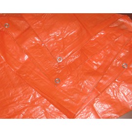 High Visibility Orange Tarp 3.3 OZ., 12'x20'