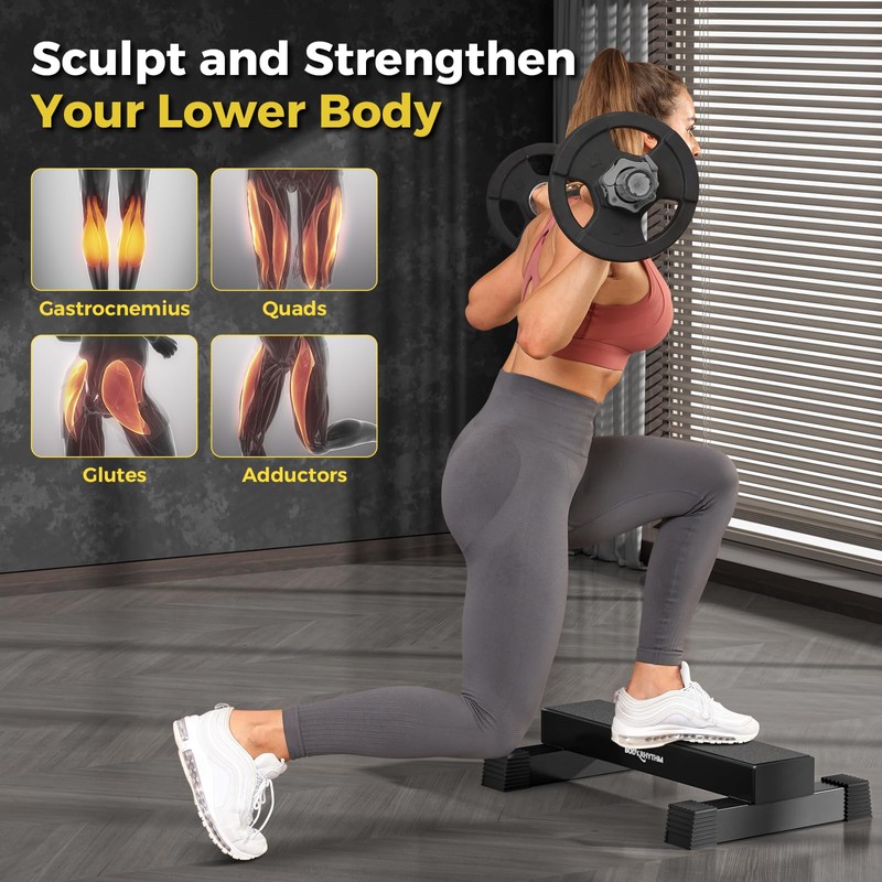 Upgraded Calf Raise Bar for Home Gym Workouts, Standing Calf