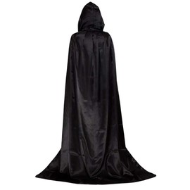 Yosoo Health Gear Cape Cape Cloak, Accesorio de Disfraces de Halloween para Fiestas de Juego de Cosplay, Tela Suave y Brillante con Elasticidad (L)