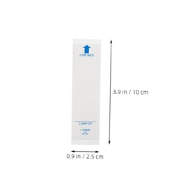 Baluue 150pcs Disposable Thermometer Covers Sleeves for Paper Thermometers Safe for Clinic Use