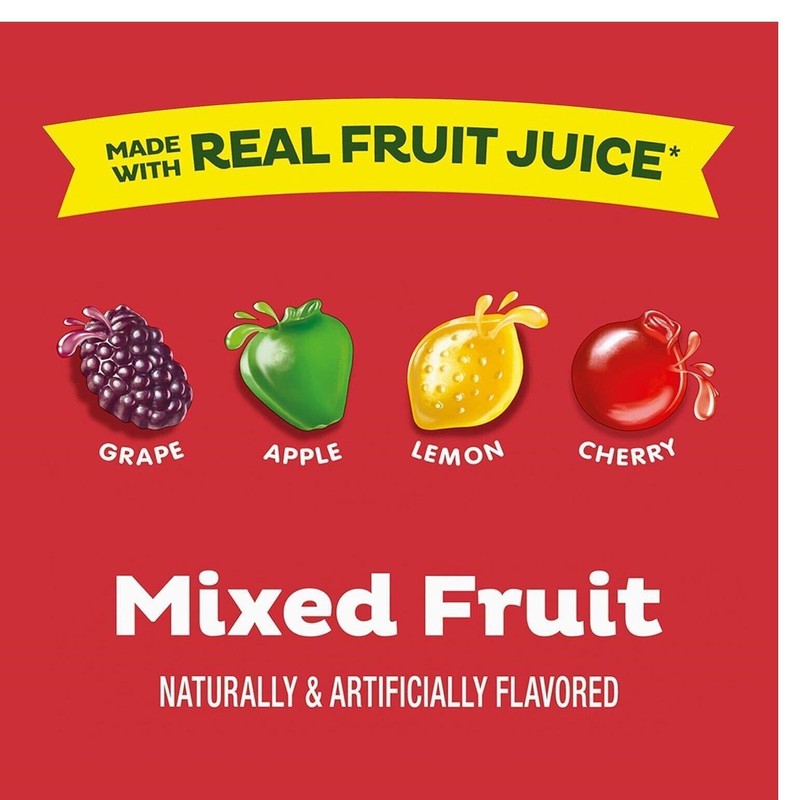 Unbranded Black Forest Fruit Flavored Snacks Juicy Bursts, Mixed Fruit,