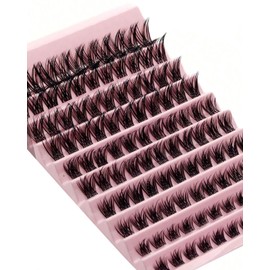 IPNSDON 1-teiliges Wimpernverlängerungsset, 120-teiliges künstliches Wimpernset, künstliche Wimpern, DIY, einzelne Wimpern, für den Heimgebrauch, 8-16 mm