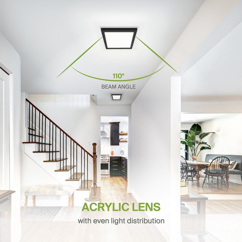 ASD LED 9" Square Flush Mount Light | 18W 1270LM