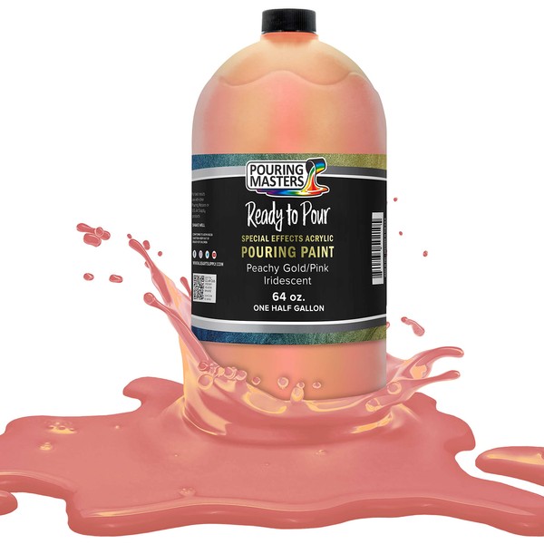 Pouring Masters Peachy Gold/Pink Iridescent Special Effects Pouring Paint -