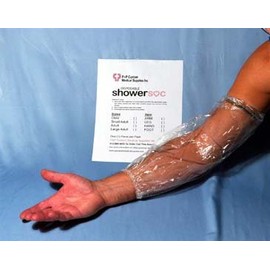 PICC LINE Dressing Covers - 7 Pack - Small - Elbow/Knee - Disposable Waterproof Wound Protection Sleeve - Fits Elbow/Knee 9-16" - Tattoo Supply