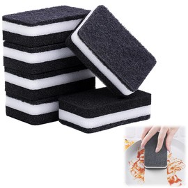 TANGRUl Sponges, Dishwashing, Kitchen Sponges, Set of 6, Durable and Long Lasting, Double Sided, Good Drying for Kitchen and Cleaning